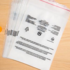 Polybag with warning words BA-2