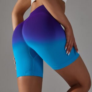 Seamless Dip-Dye Mid Shorts YTZ002