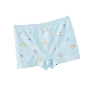 Boys' Seamless Underwear with Cute Bear Pattern YFXB001