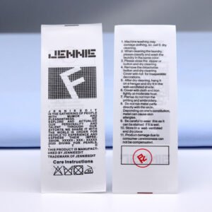 Ribbon/Satin Care Label