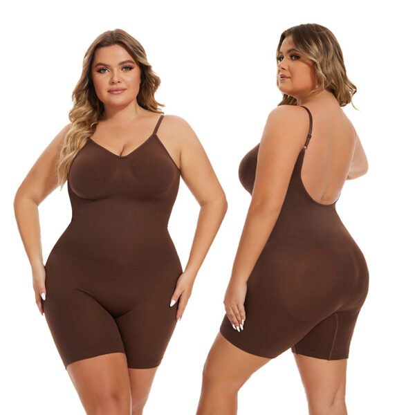 Seamless Zip-Front Long-Sleeve Bodysuit HYP001 - Image 2