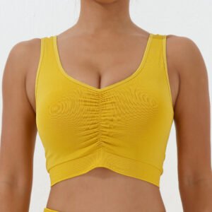 Seamless Sports Halter Bra | Yoga & Athletic Wear AEFW003