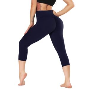 Seamless Rib Running Capri LJC001
